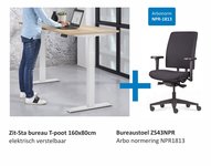 Zit-Sta bureau + Stoel